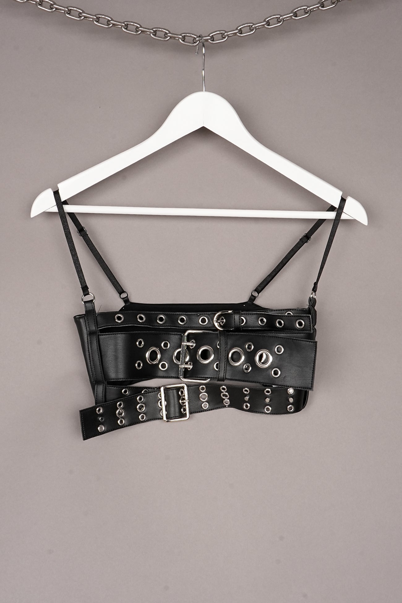 EYELET BELT TOP SHORT - ONE OFF