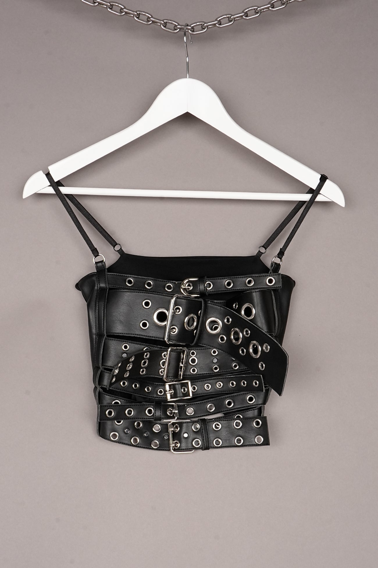 EYELET BELT TOP LONG - ONE OFF