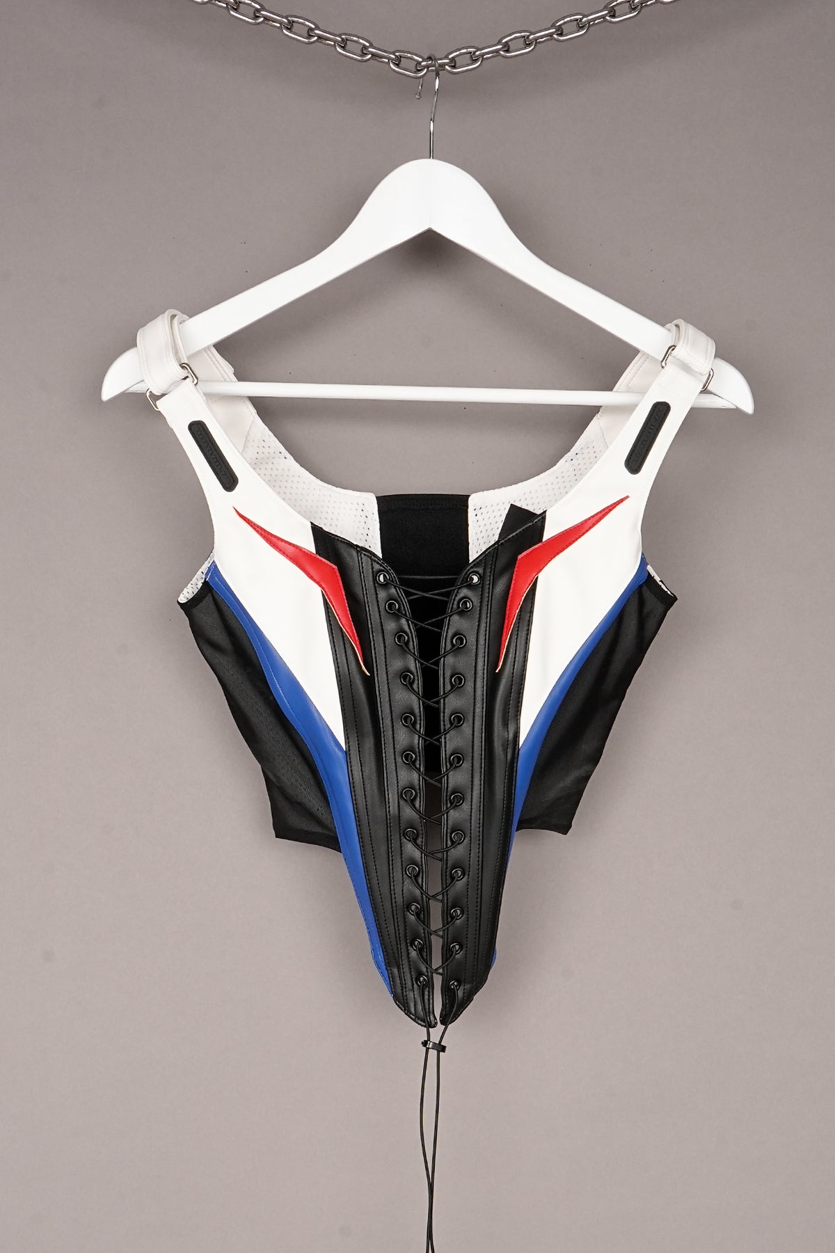 BLUE RED BLUE XTC CORSET - ONE OFF