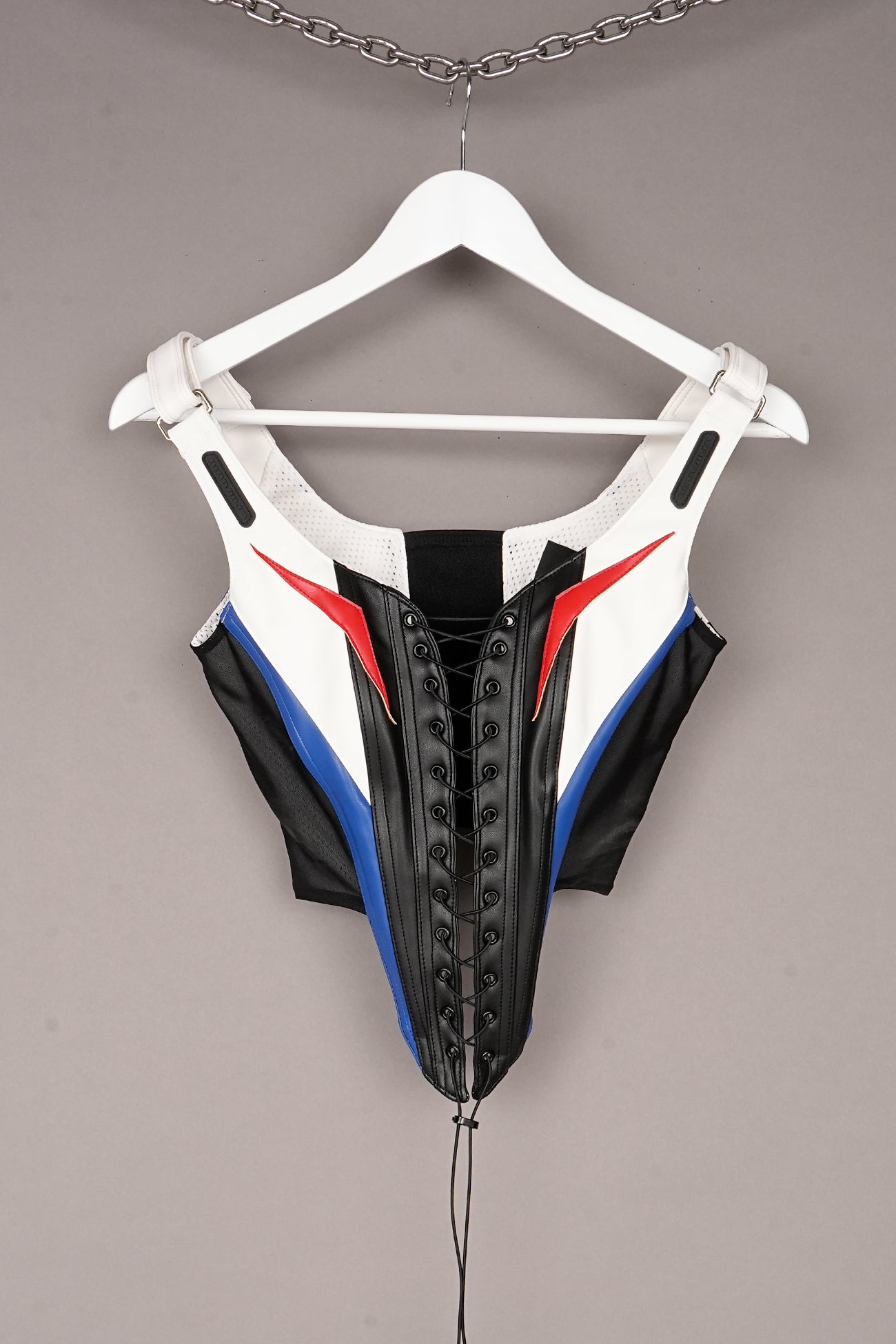 BLUE RED BLUE XTC CORSET - ONE OFF