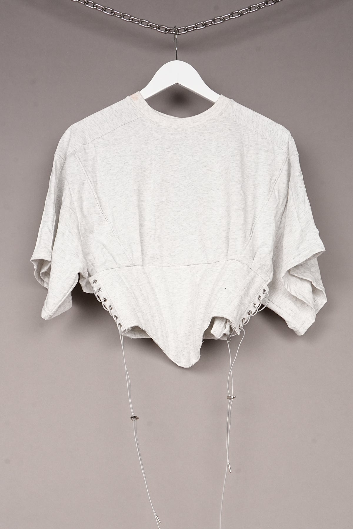GREY TEAMPLAYER CORSET TSHIRT