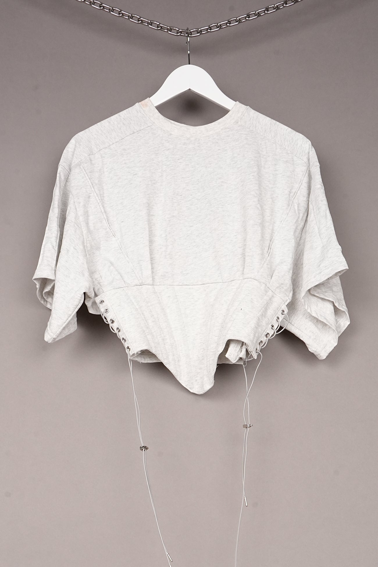 GREY TEAMPLAYER CORSET TSHIRT