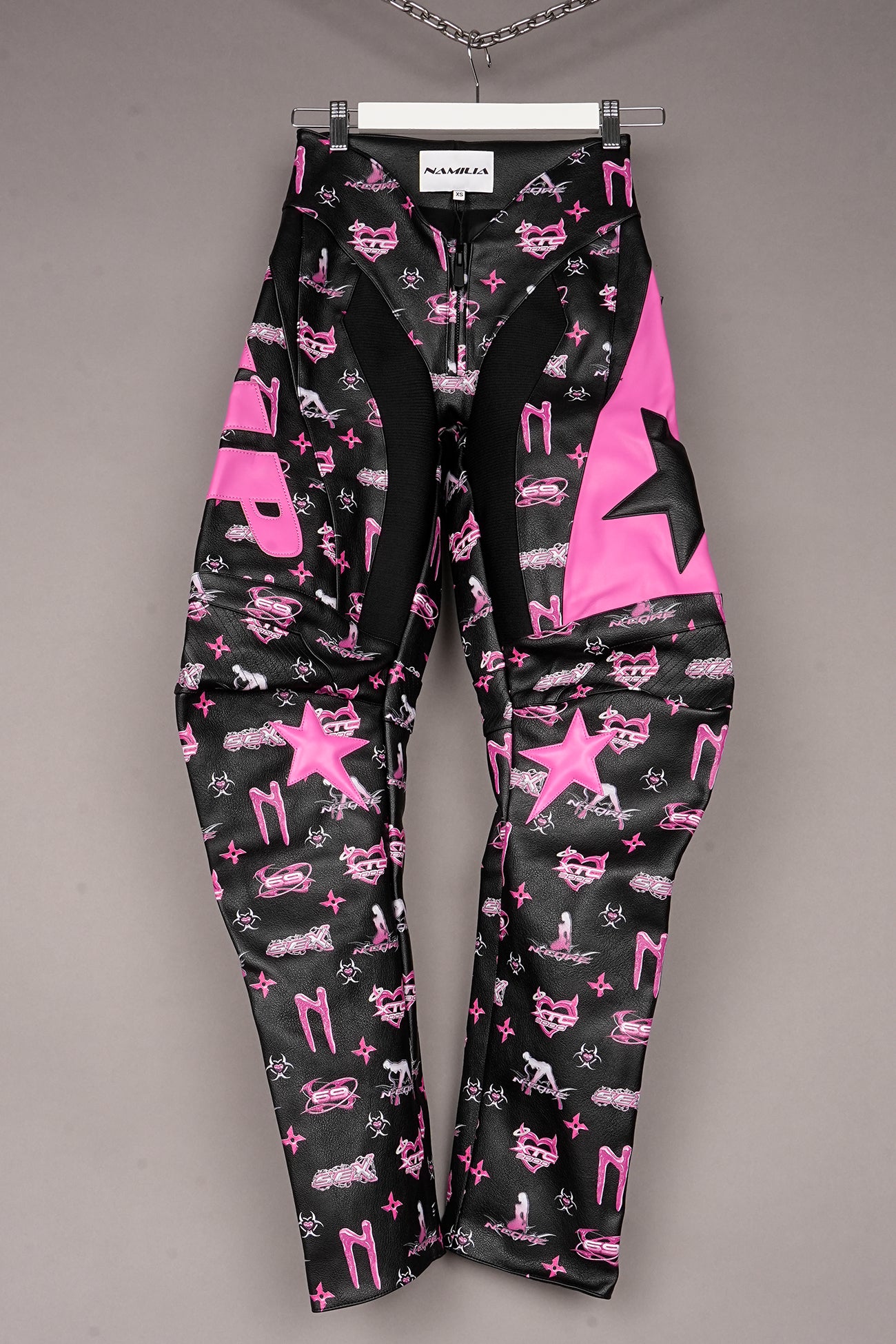 FAME MOTO PANTS MONOGRAM