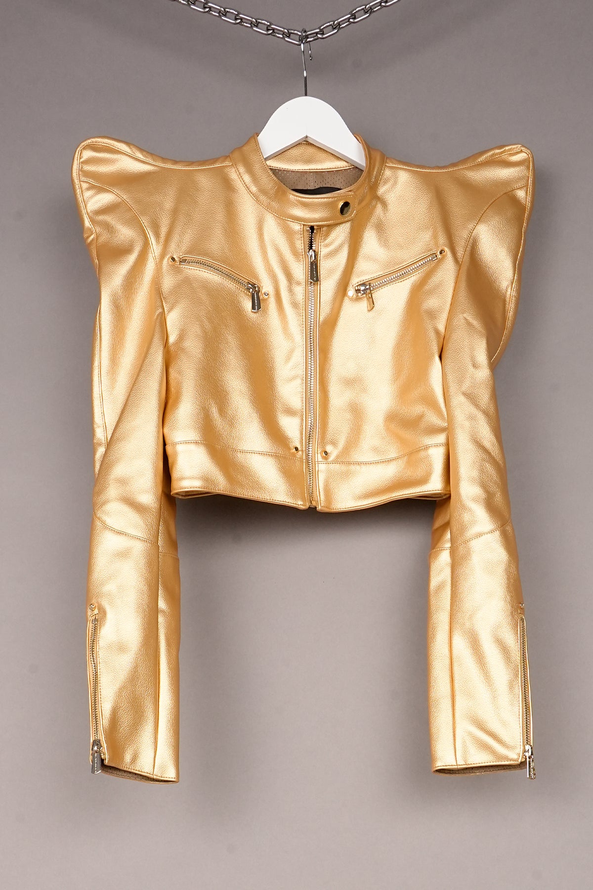 GOLD SPIKE JACKET - ONE OFF