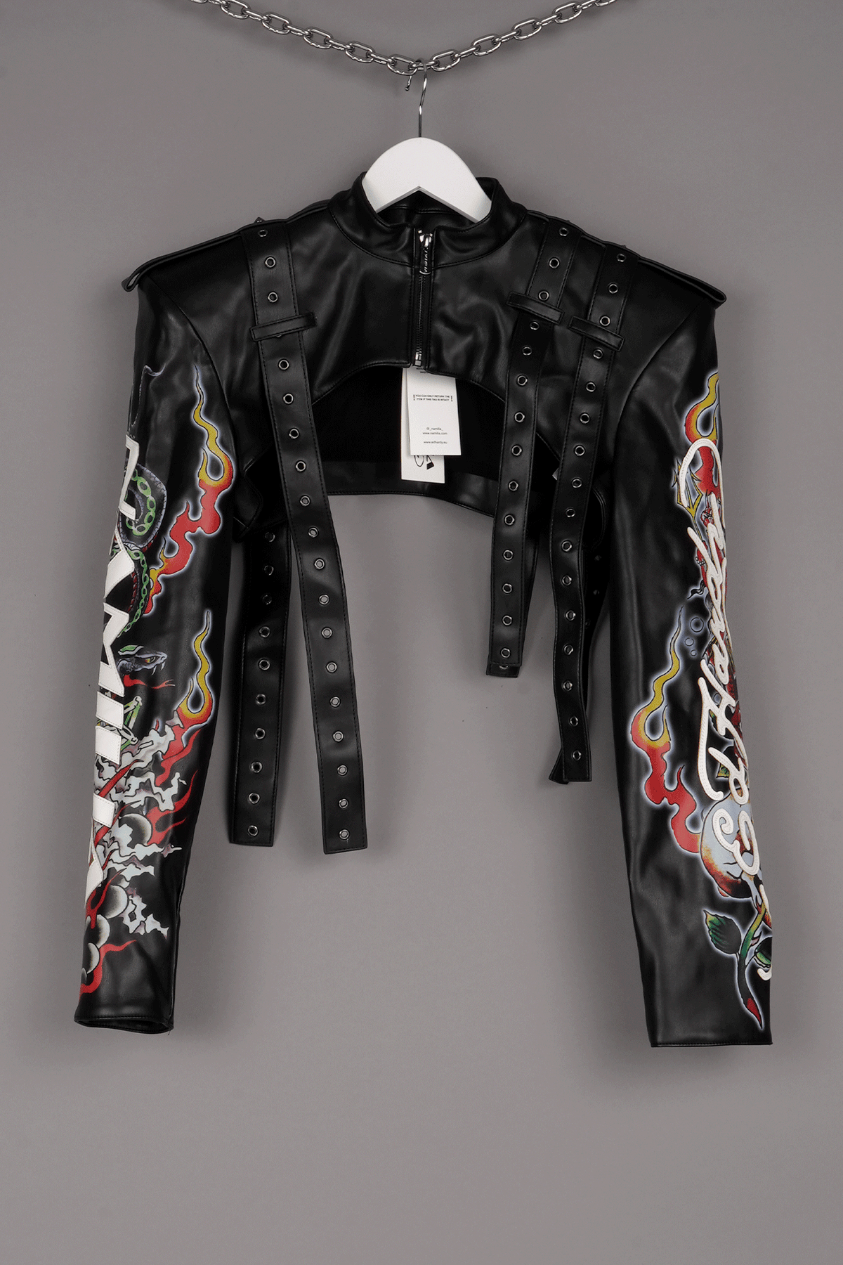 BLACK SIREN SKULL CHOKER JACKET