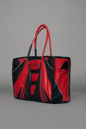 UPCYCLED MOTOCROSS SHOPPER - GENUINE LEATHER - ONE OFF
