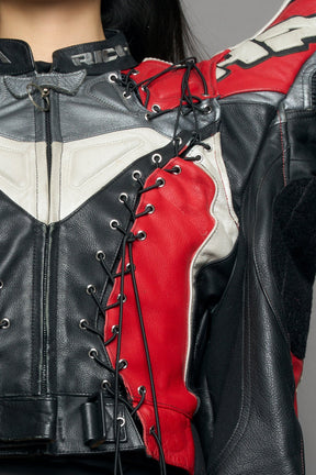 MOTOCROSS ATELIER JACKET - GENUINE LEATHER - ONE OFF