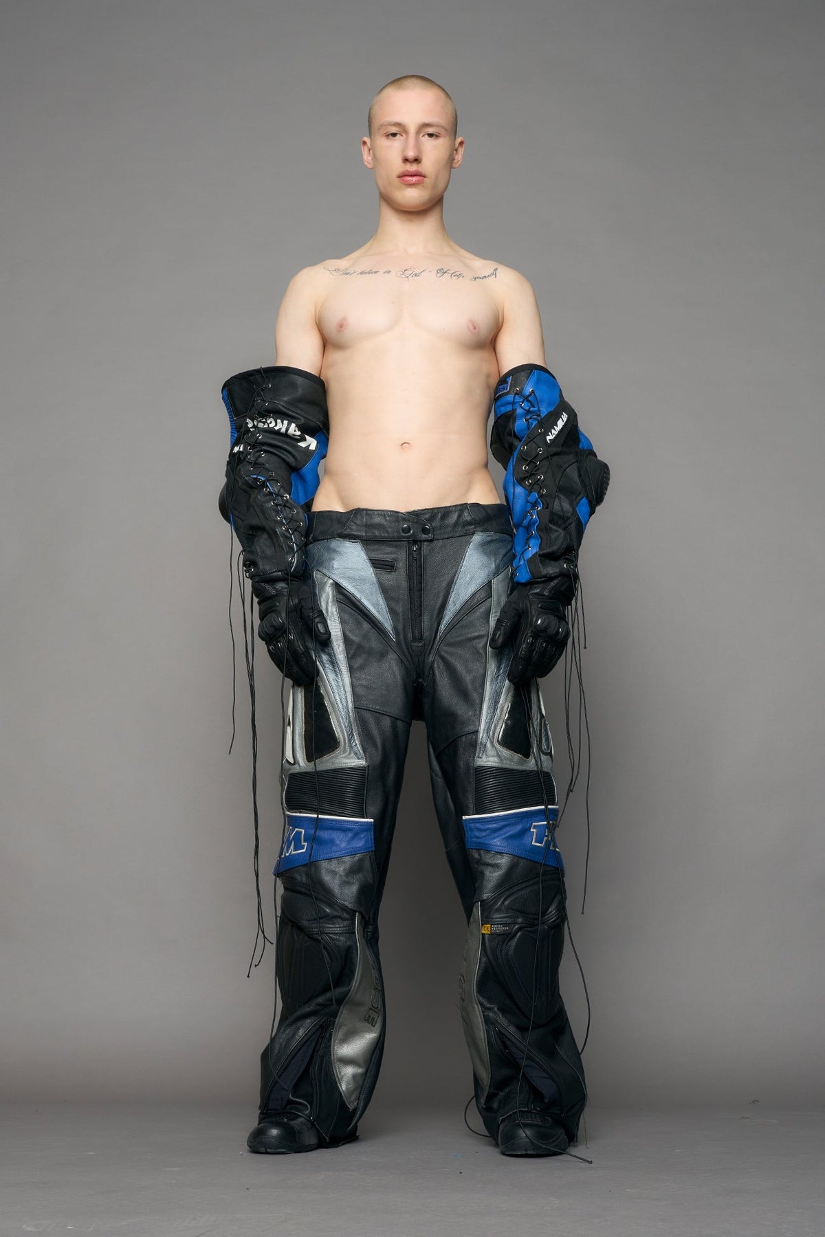MOTOCROSS ATELIER PANTS - GENUINE LEATHER - ONE OFF