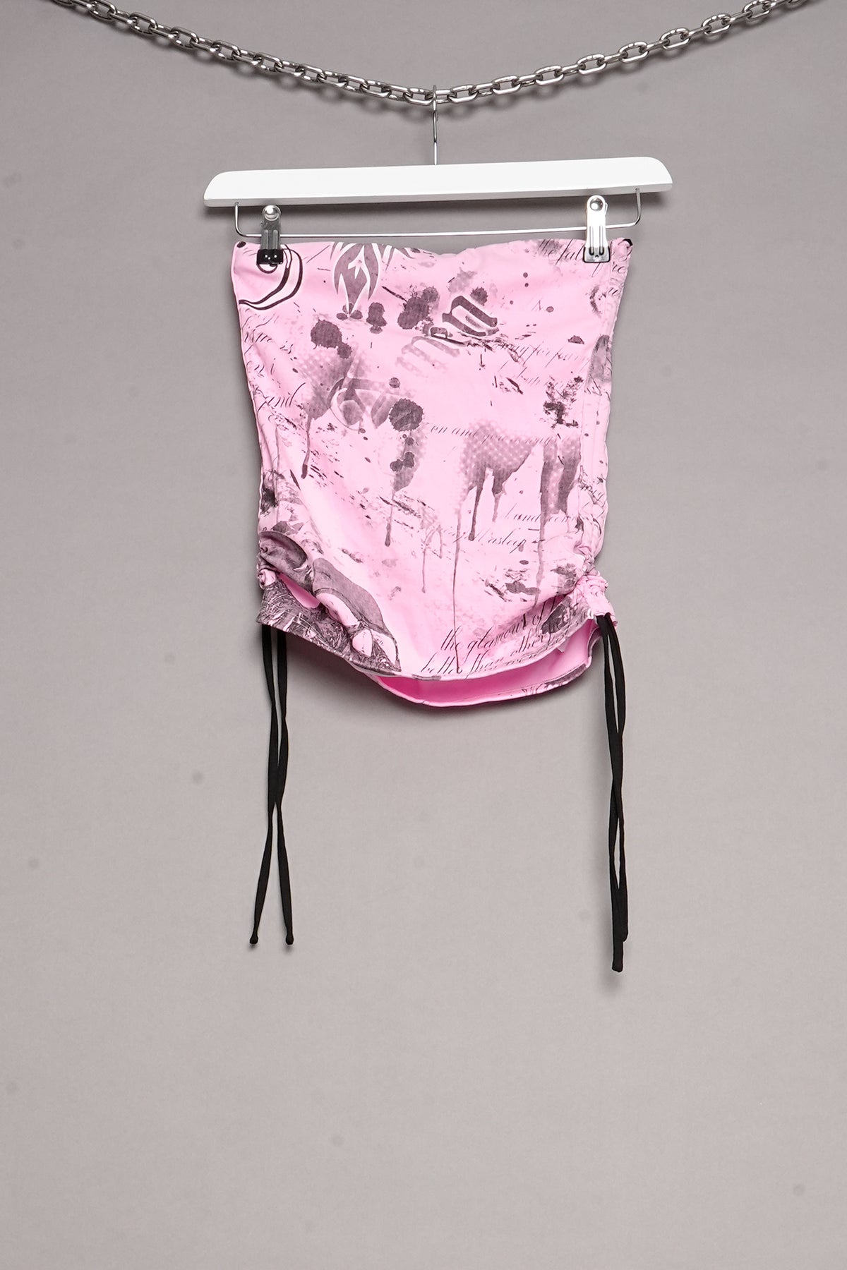 LETHAL ANGEL TUBE TOP PINK PRINT