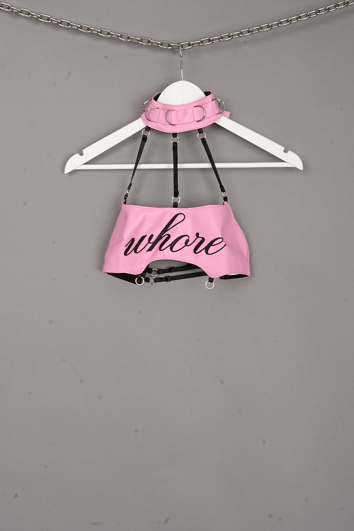 W*HRE CHOKER TOP PINK - ONE-OFF