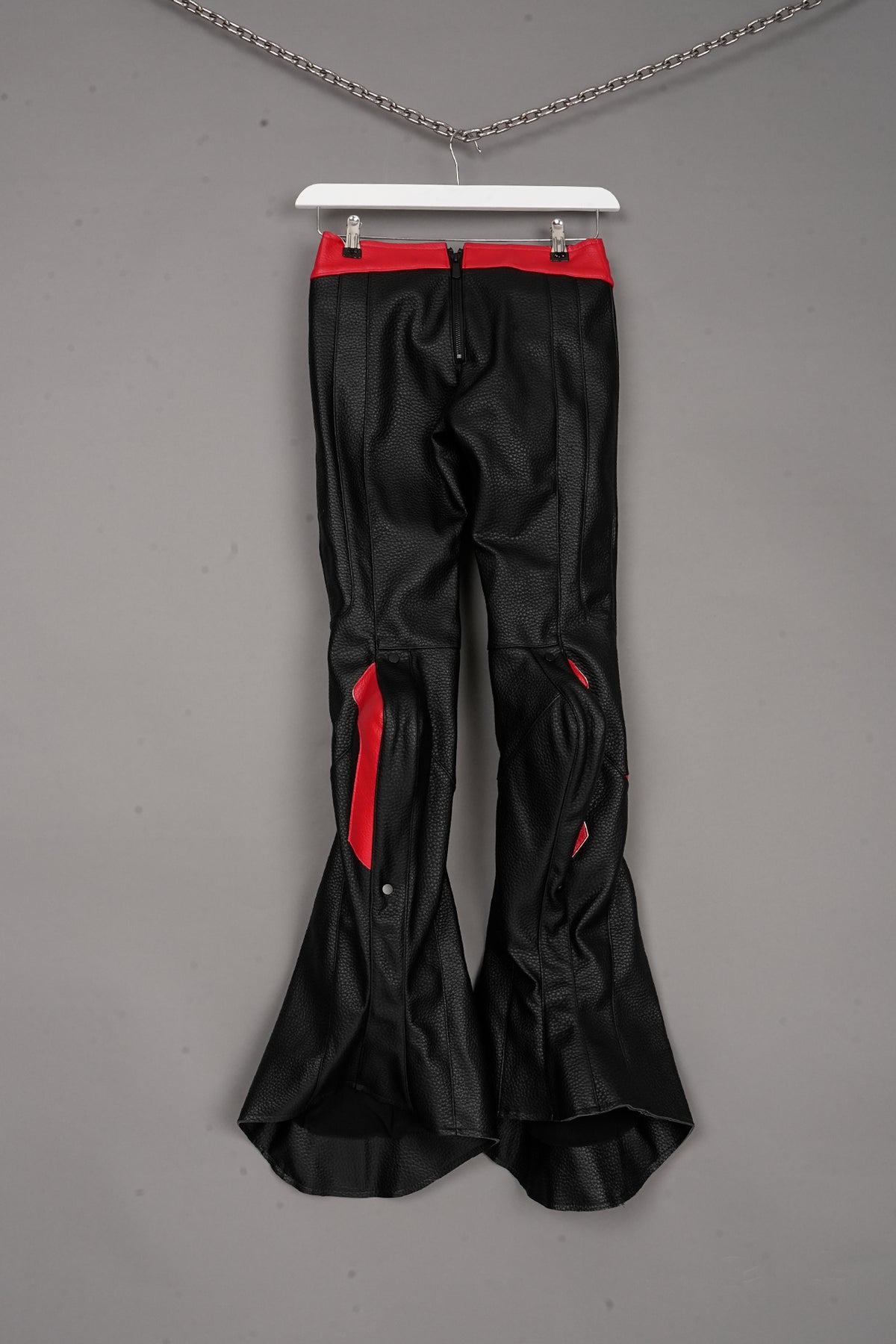 MUTANT BIKER PANTS BLACK/RED - ONE-OFF