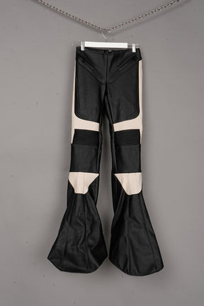 MUTANT BIKER PANTS BLACK/WHITE - ONE-OFF