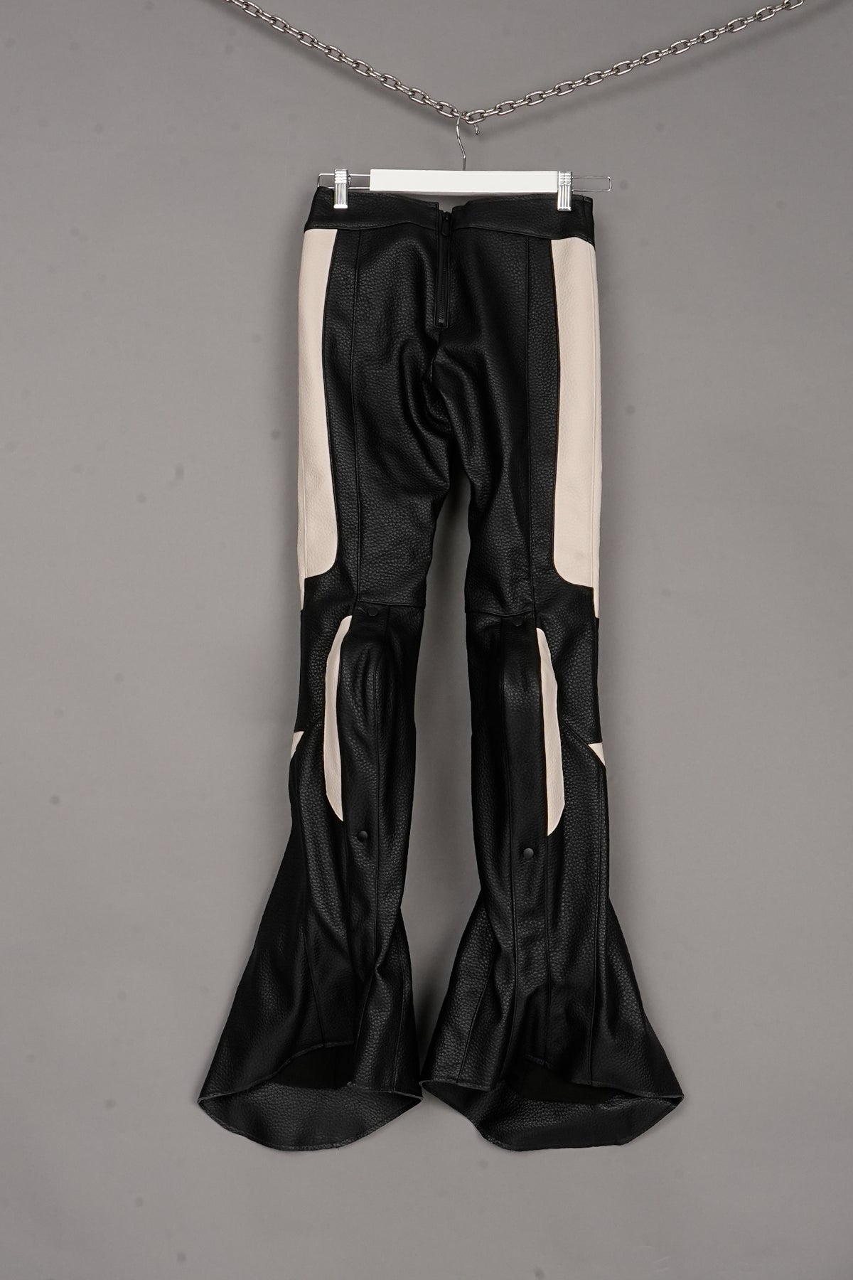 MUTANT BIKER PANTS BLACK/WHITE - ONE-OFF