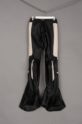 MUTANT BIKER PANTS BLACK/WHITE - ONE-OFF