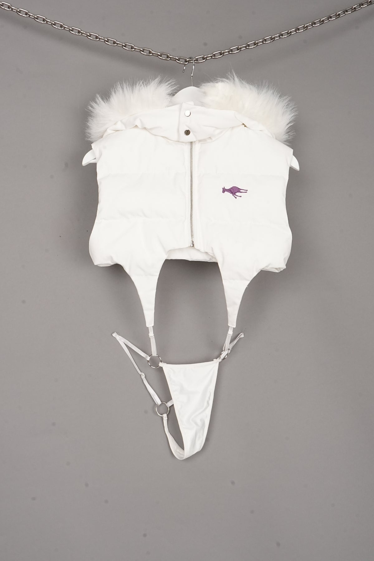 BORN TO RIDE PUFFER VEST - ONE OFF