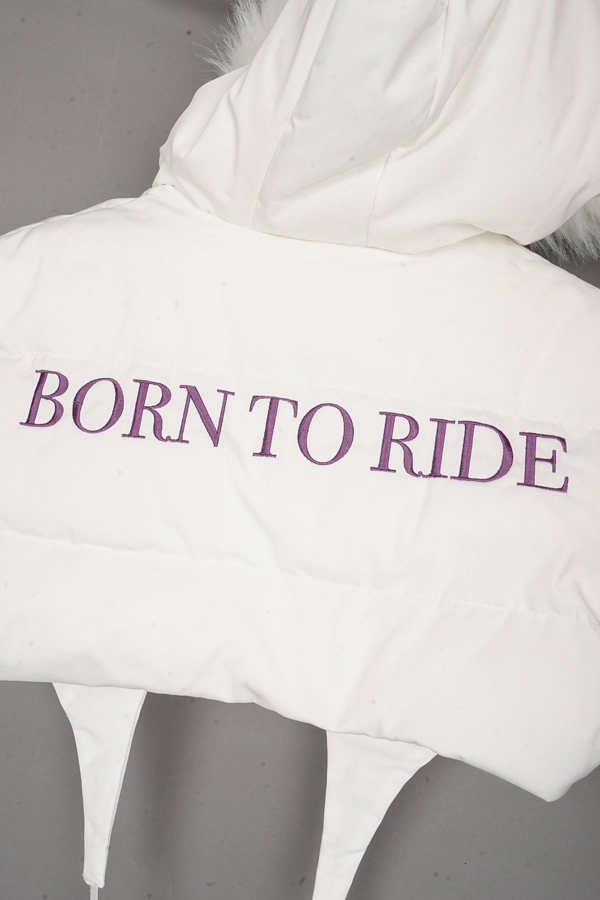 BORN TO RIDE PUFFER VEST - ONE OFF