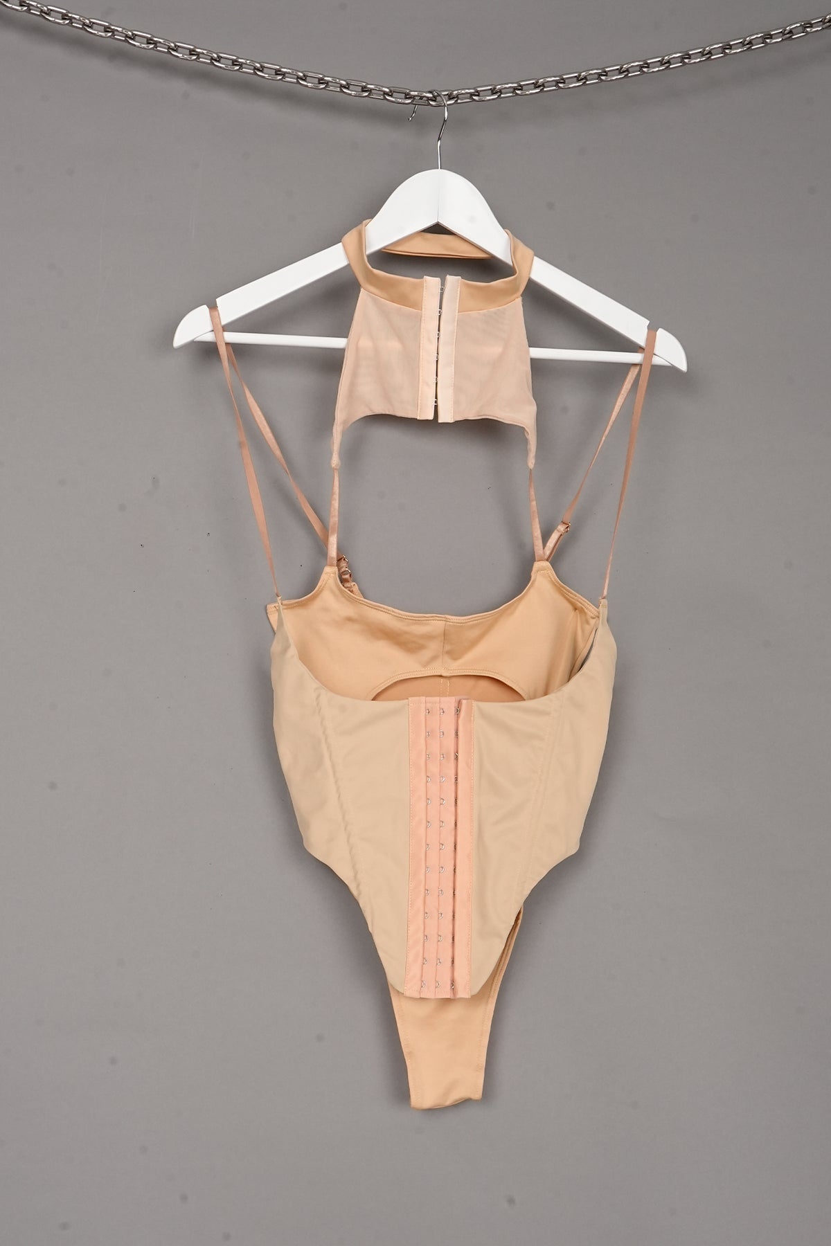 CONTOUR SHAPE BODYSUIT BEIGE