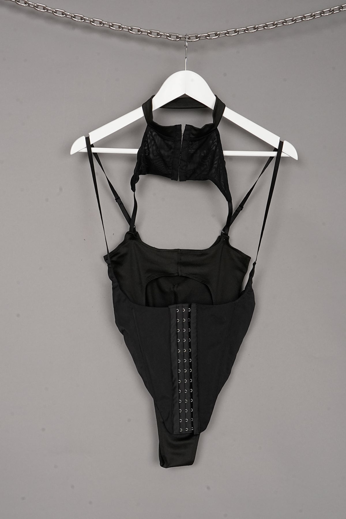 CONTOUR CORSET BODYSUIT BLACK