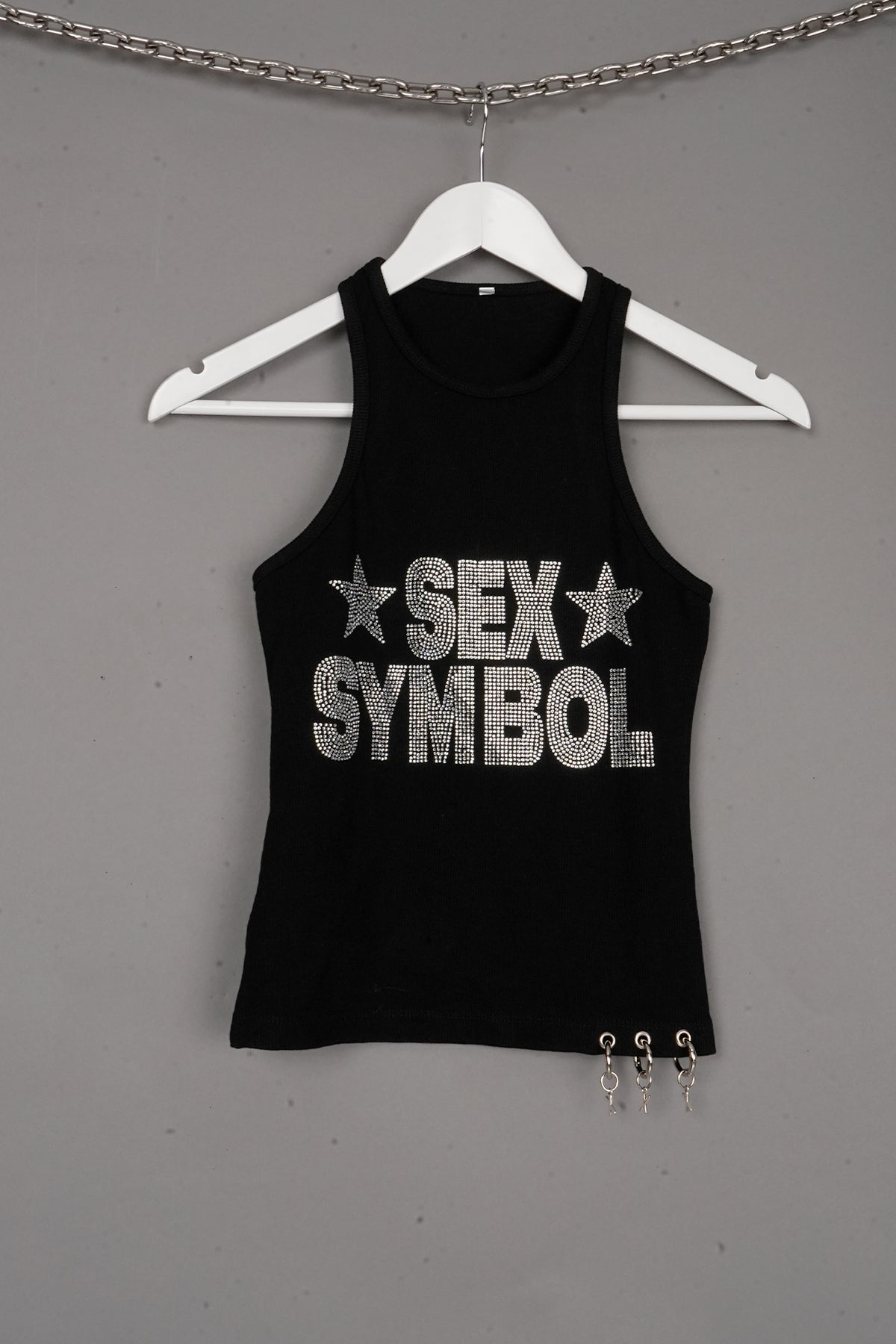 SEX SYMBOL TANK TOP BLACK