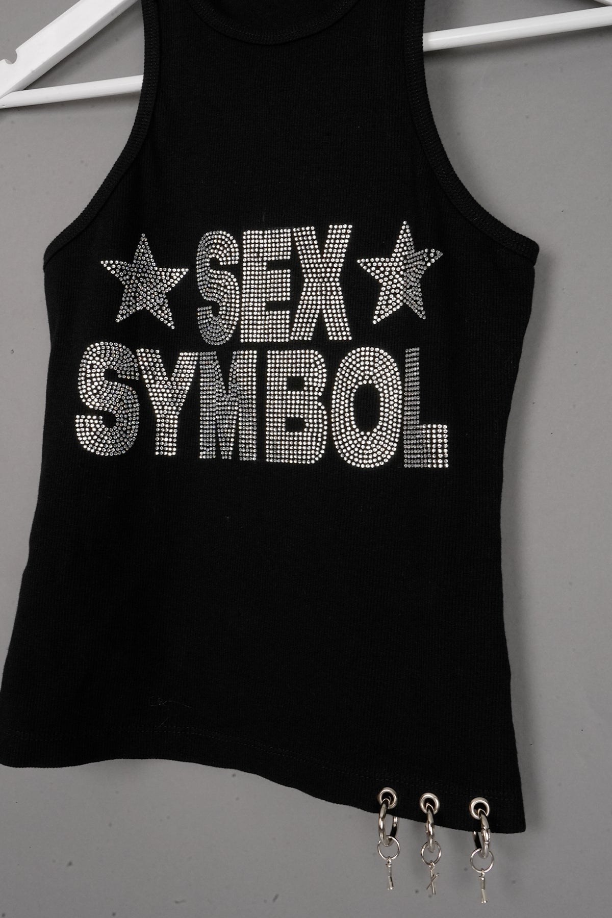SEX SYMBOL TANK TOP BLACK