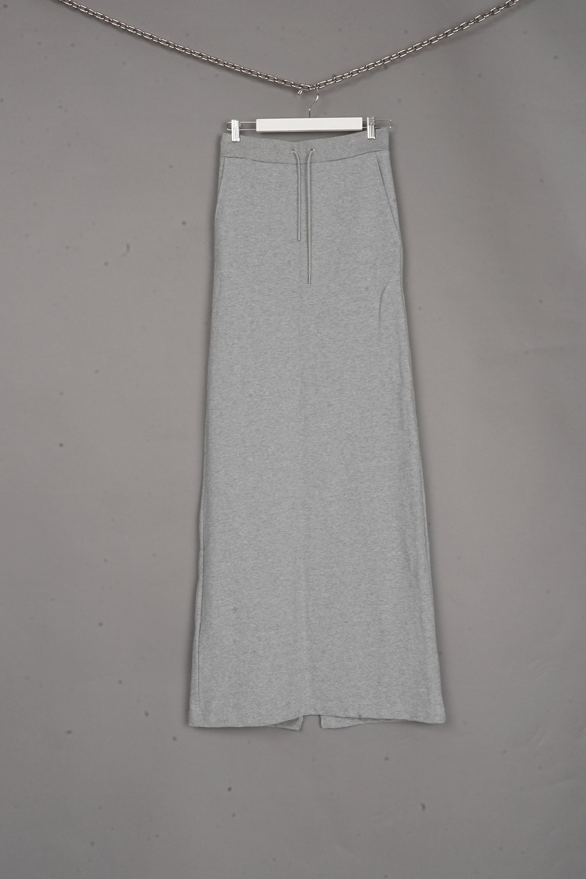 SWEAT MAXI SKIRT GREY