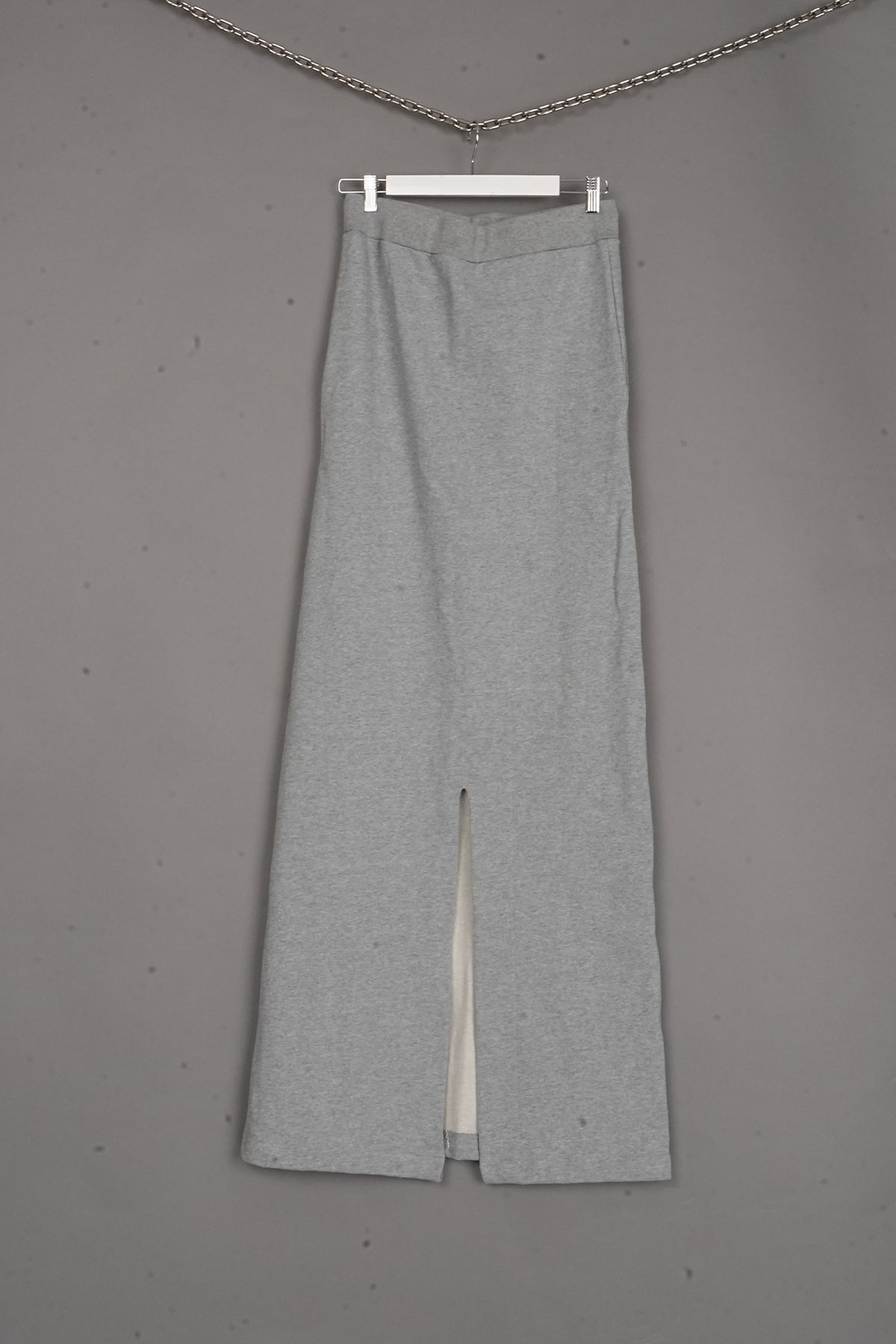 SWEAT MAXI SKIRT GREY