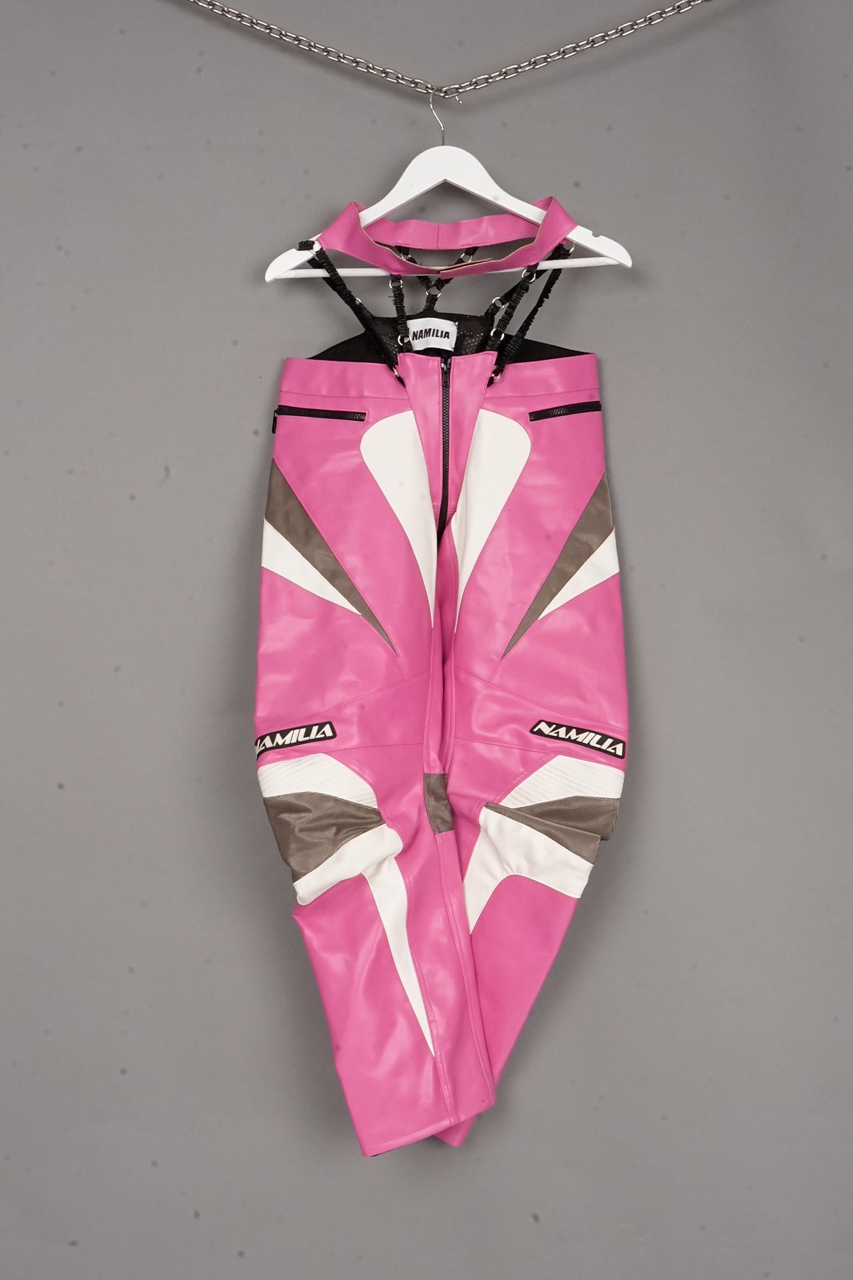 PINK MOTO PANTS - RUNWAY PIECE