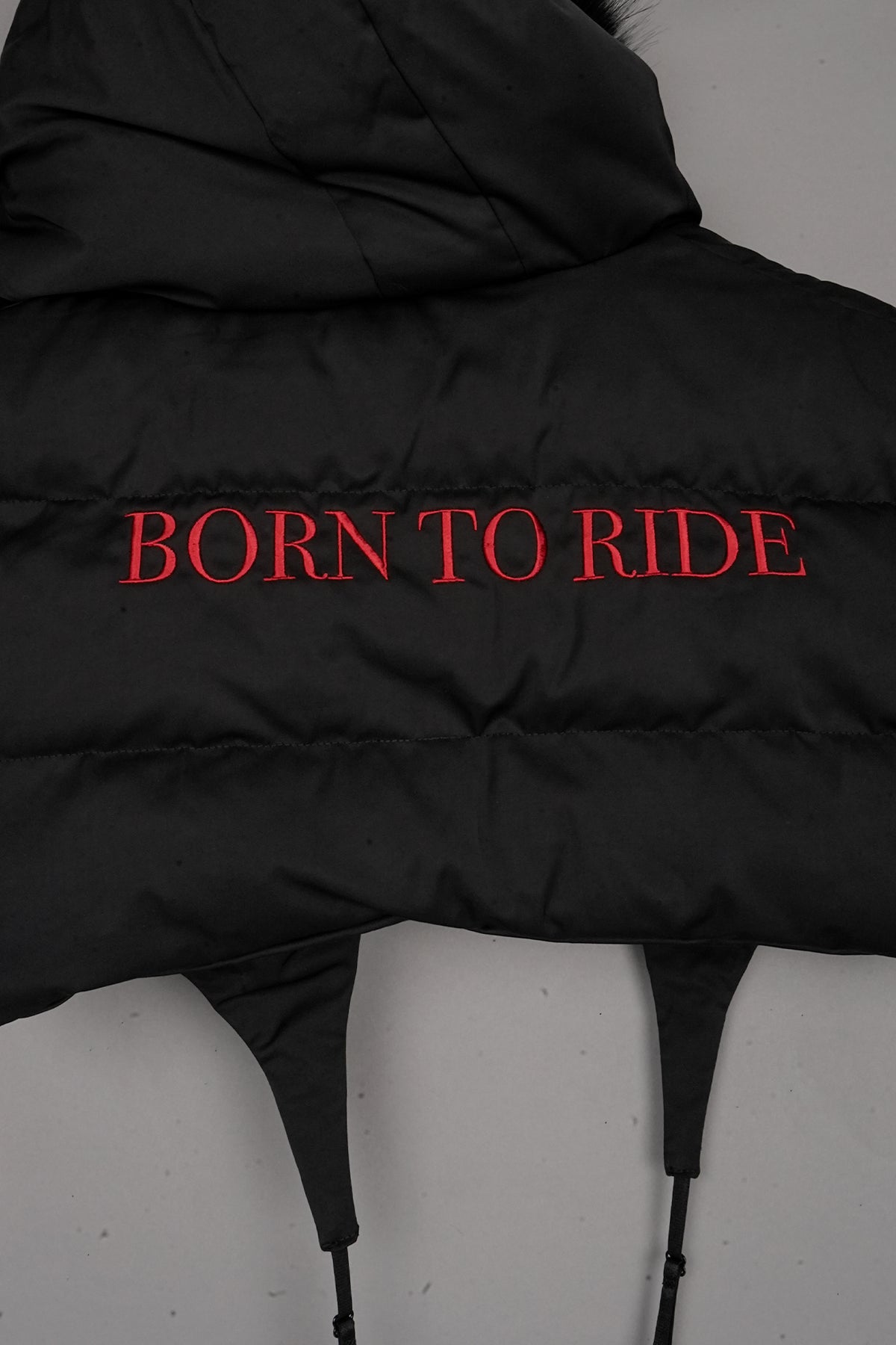 Born To Ride Puffer Vest Body