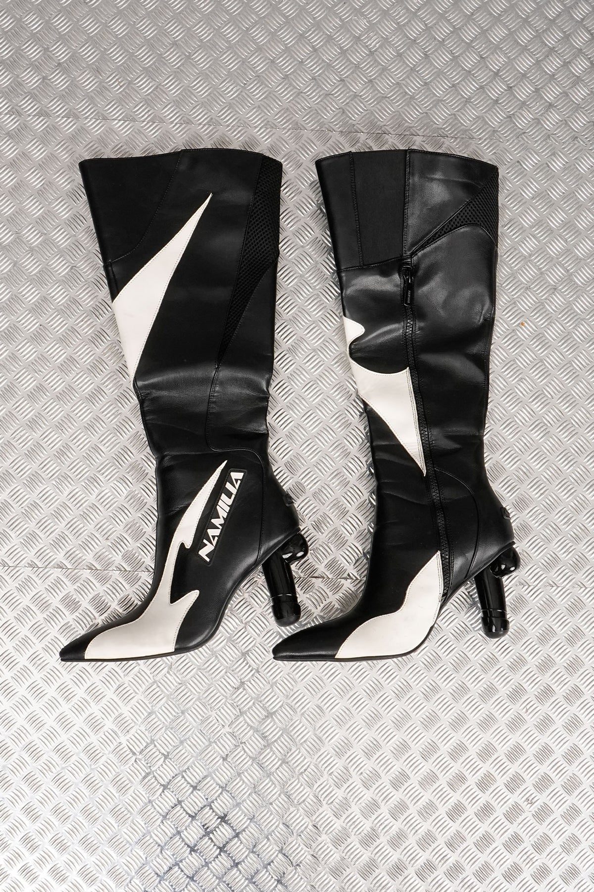 MOTO DICK HEEL BOOT - RUNWAY PIECE