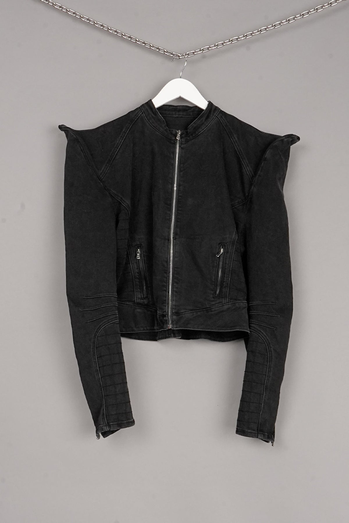 WASHED PAGODA DENIM JACKET - ONE-OFF