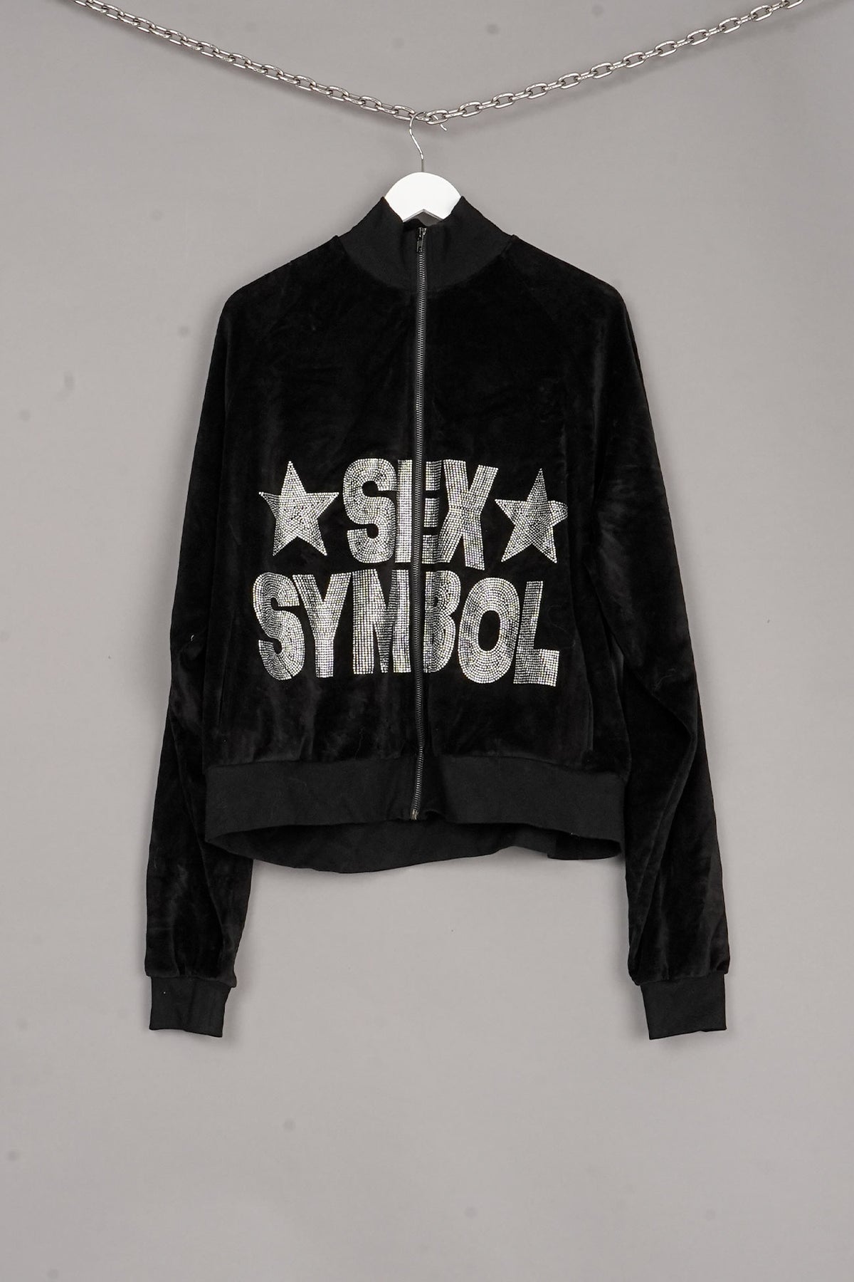 OVERSIZE SEX SYMBOL VELOUR JACKET