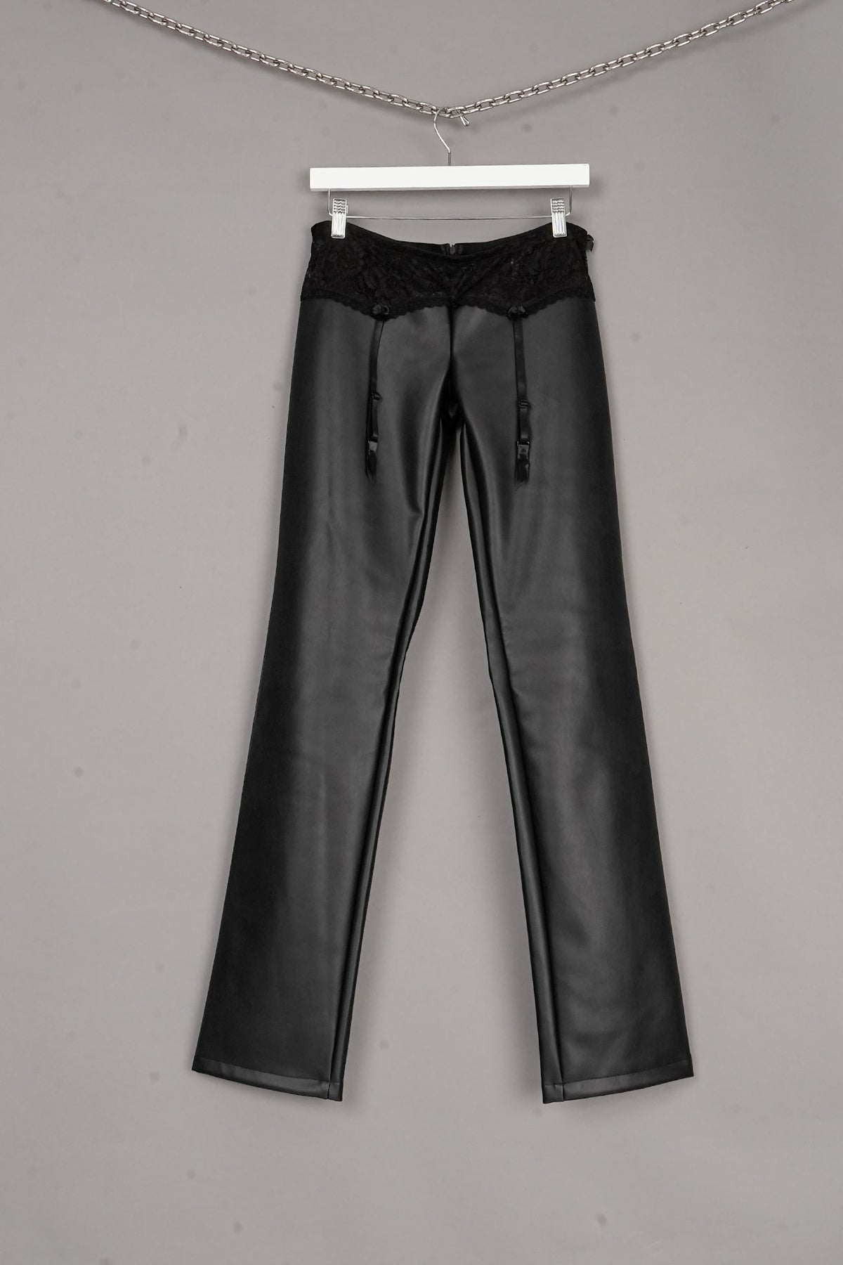 LINGERIE LEATHER PANTS - ONE-OFF