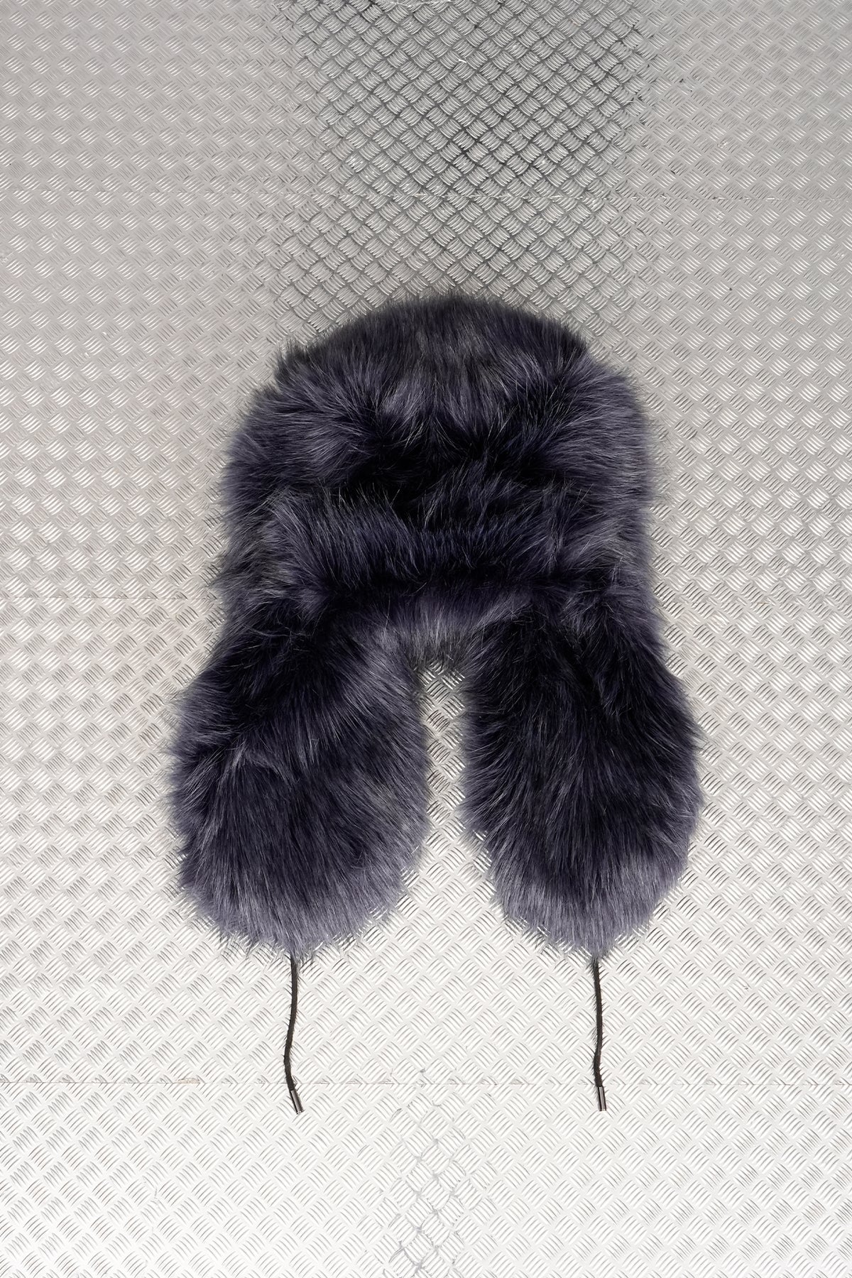 MIDNIGHT FAUX FUR HAT