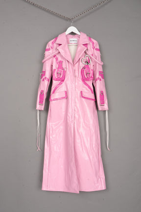 DECONSTRUCTED HANDBAG COAT PINK - ONE-OFF