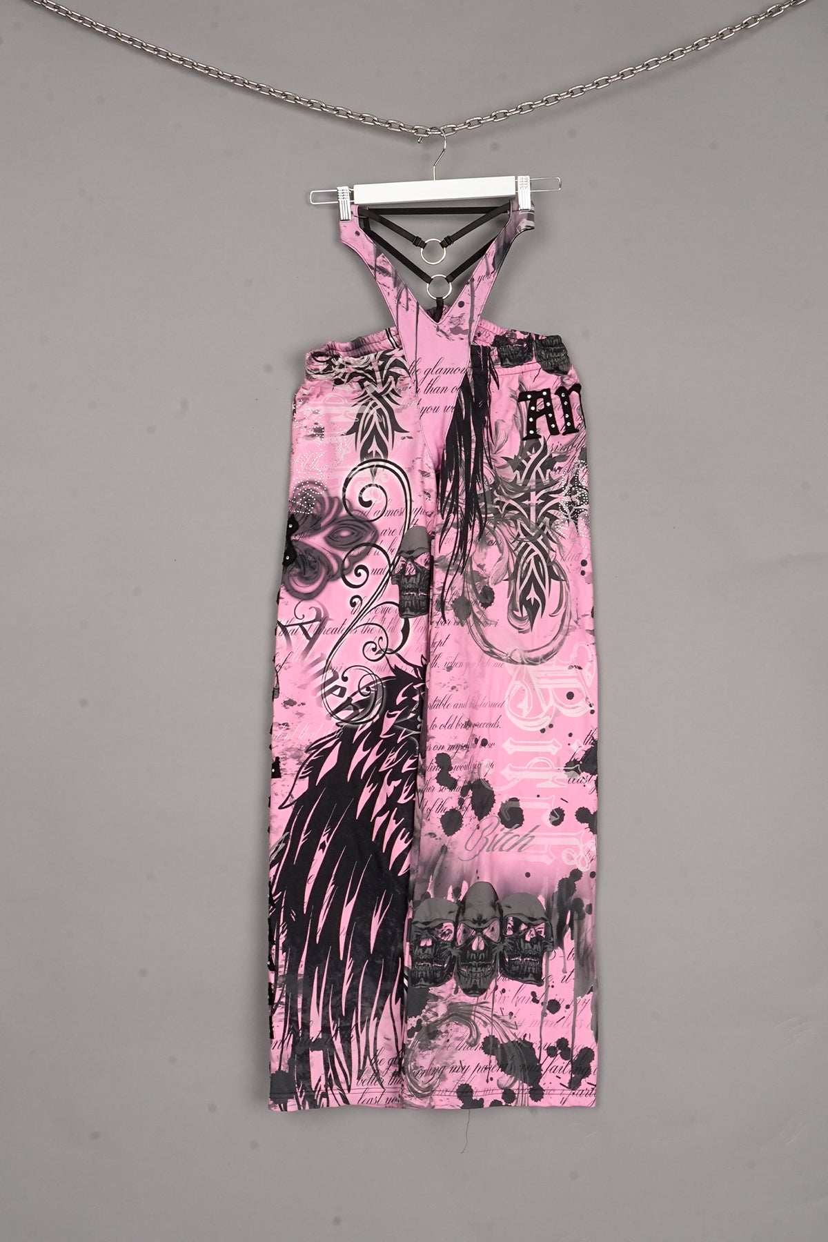 LETHAL ANGEL SWEAT PANTS PINK - ONE-OFF