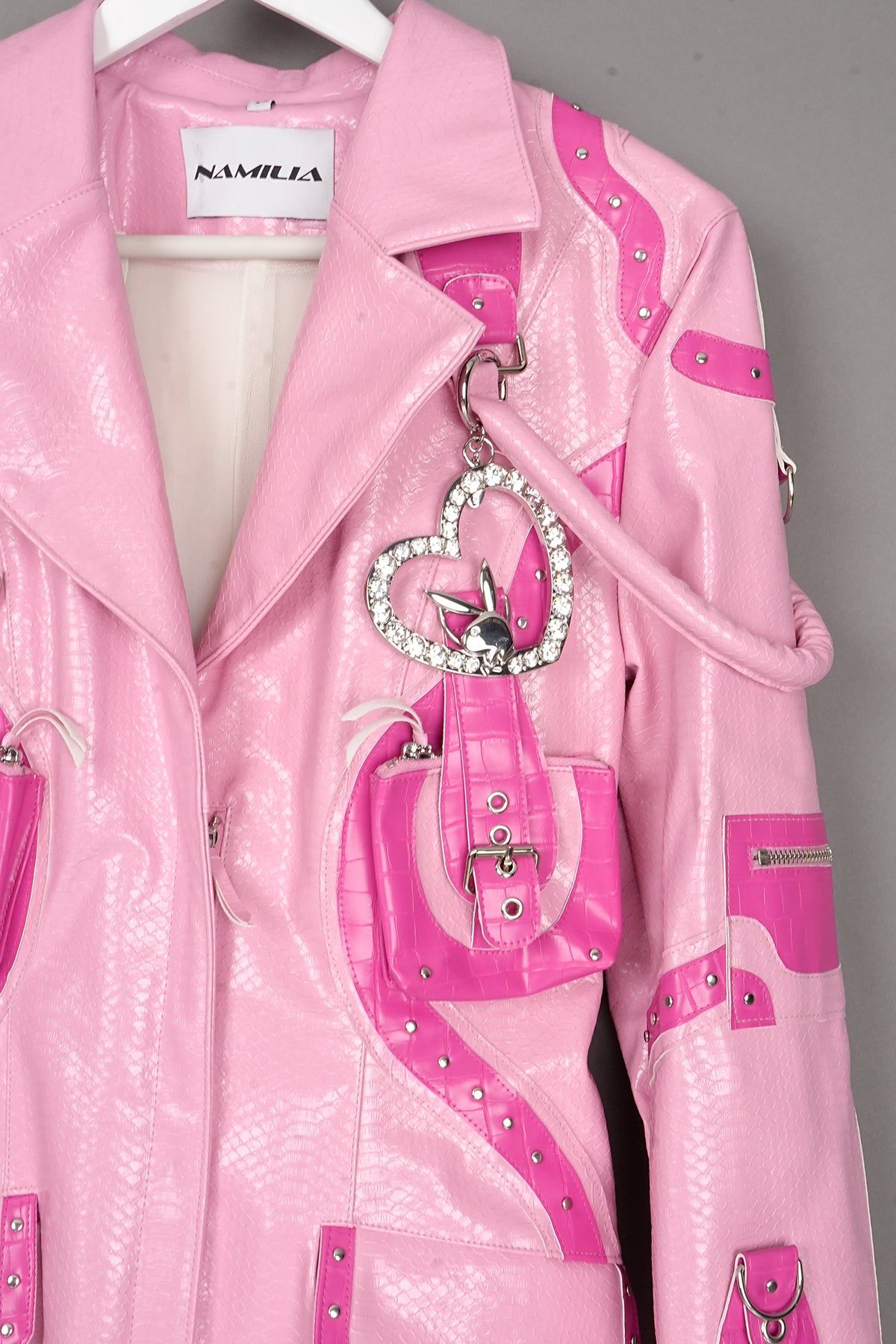DECONSTRUCTED HANDBAG COAT PINK - ONE-OFF