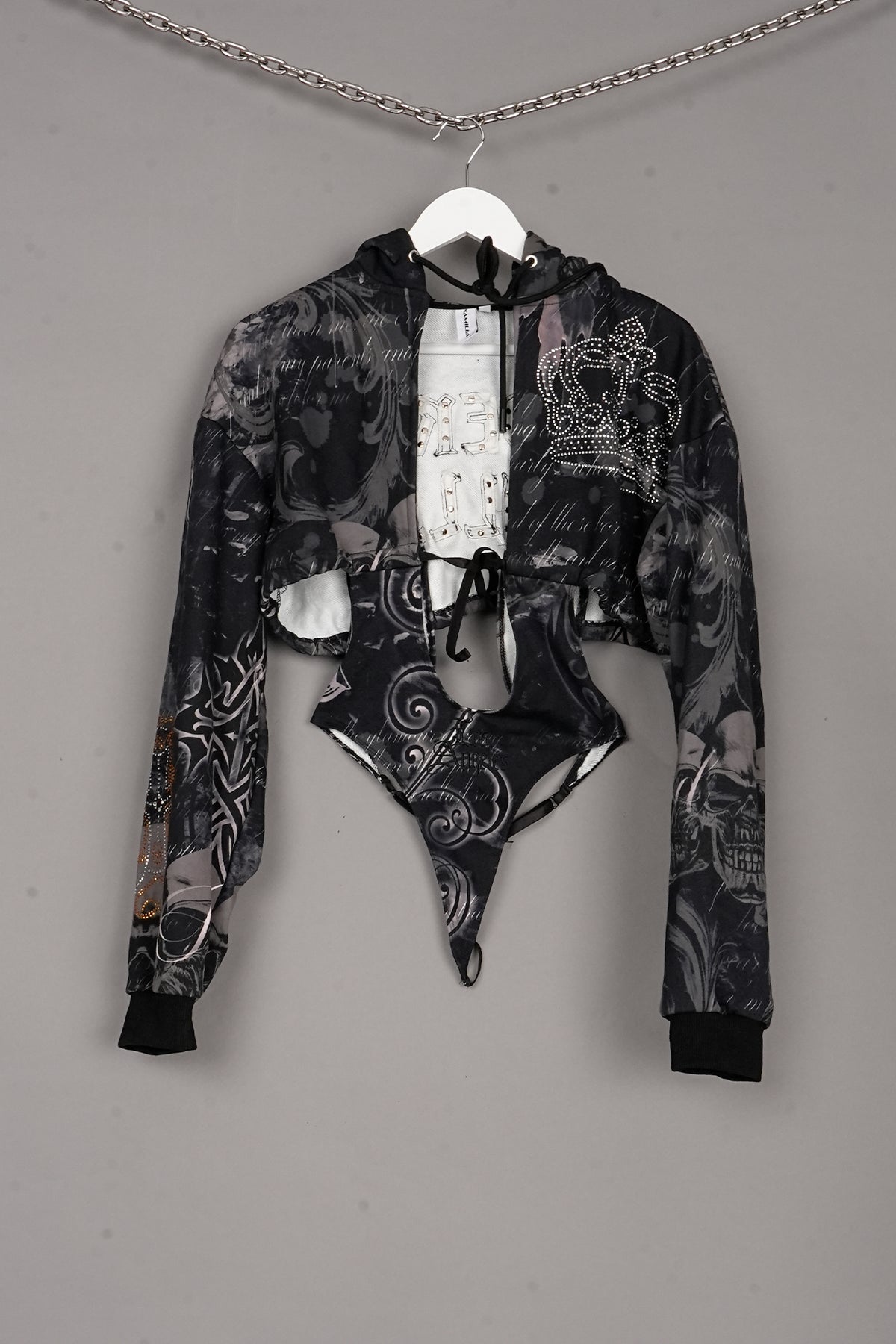 CRYSTAL SWEAT BODYSUIT