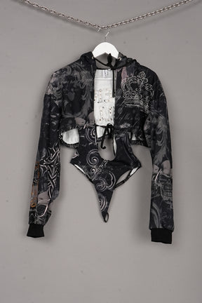 CRYSTAL SWEAT BODYSUIT