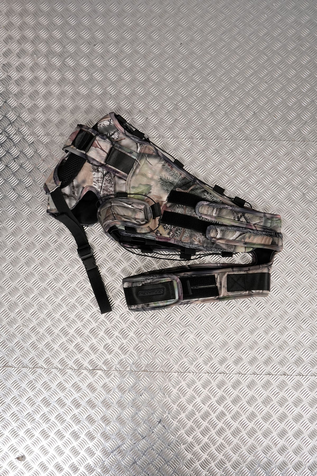ASYMMETRIC CAMO TOP - ONE-OFF