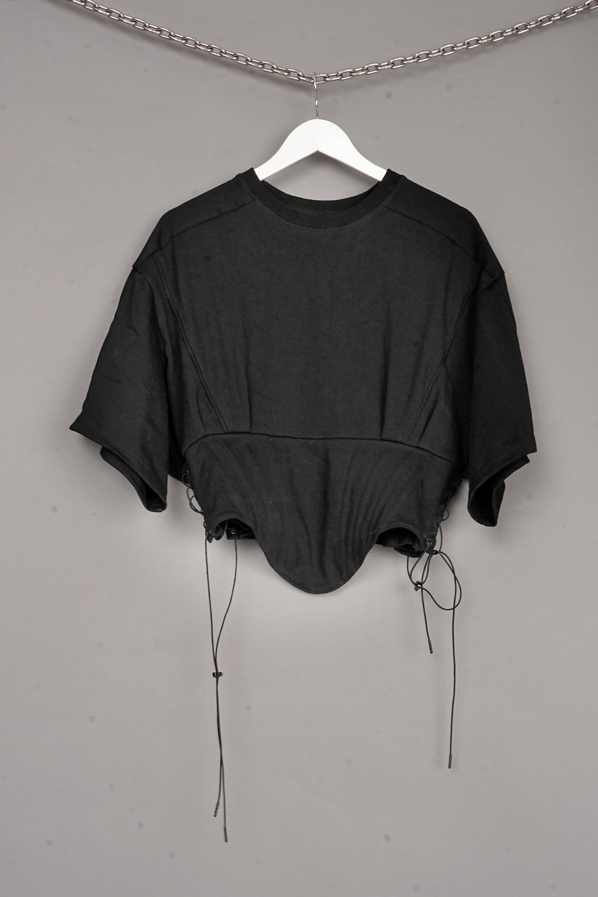 TEAMPLAYER CORSET T-SHIRT BLACK X