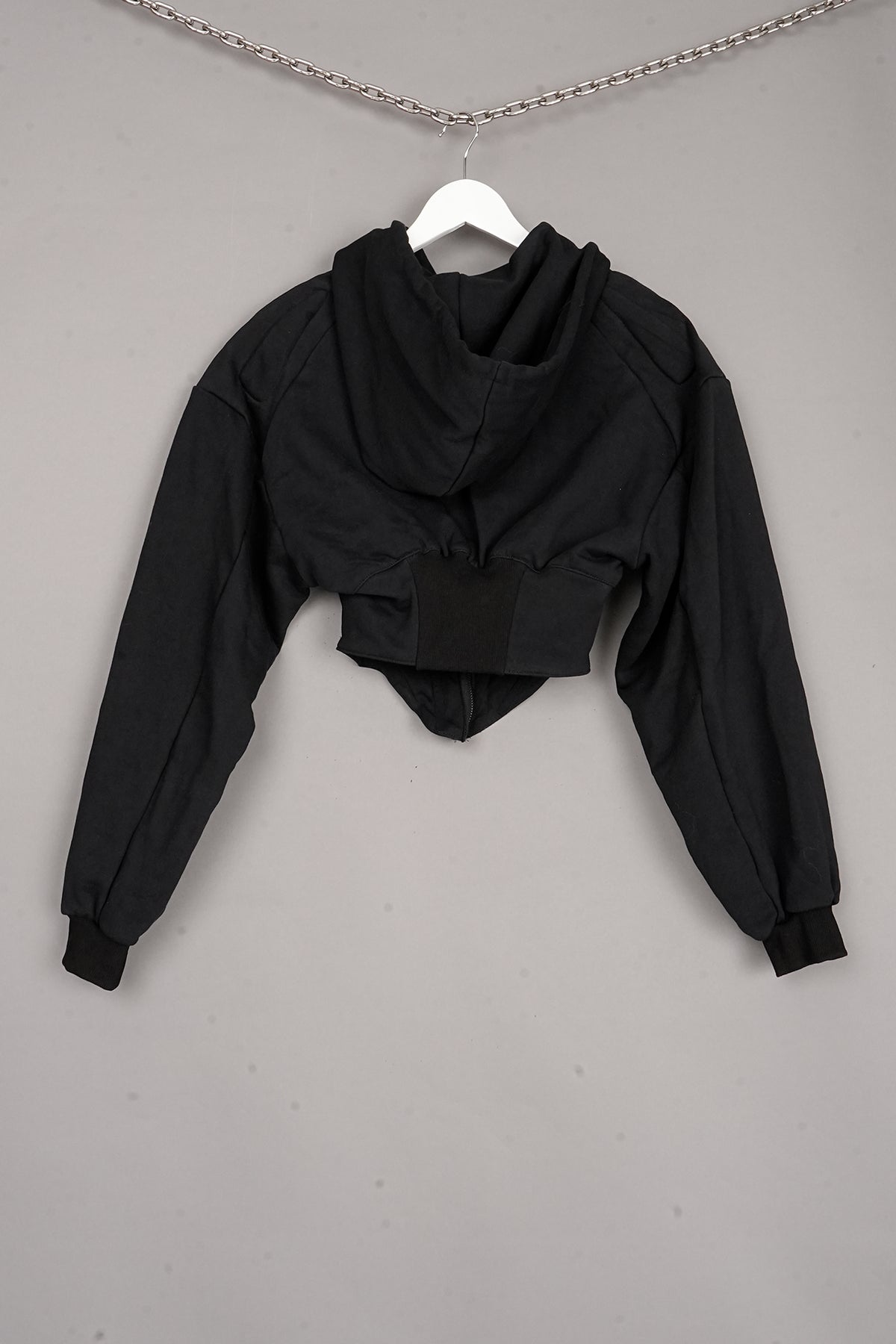 CORSET ZIP-UP HOODIE x