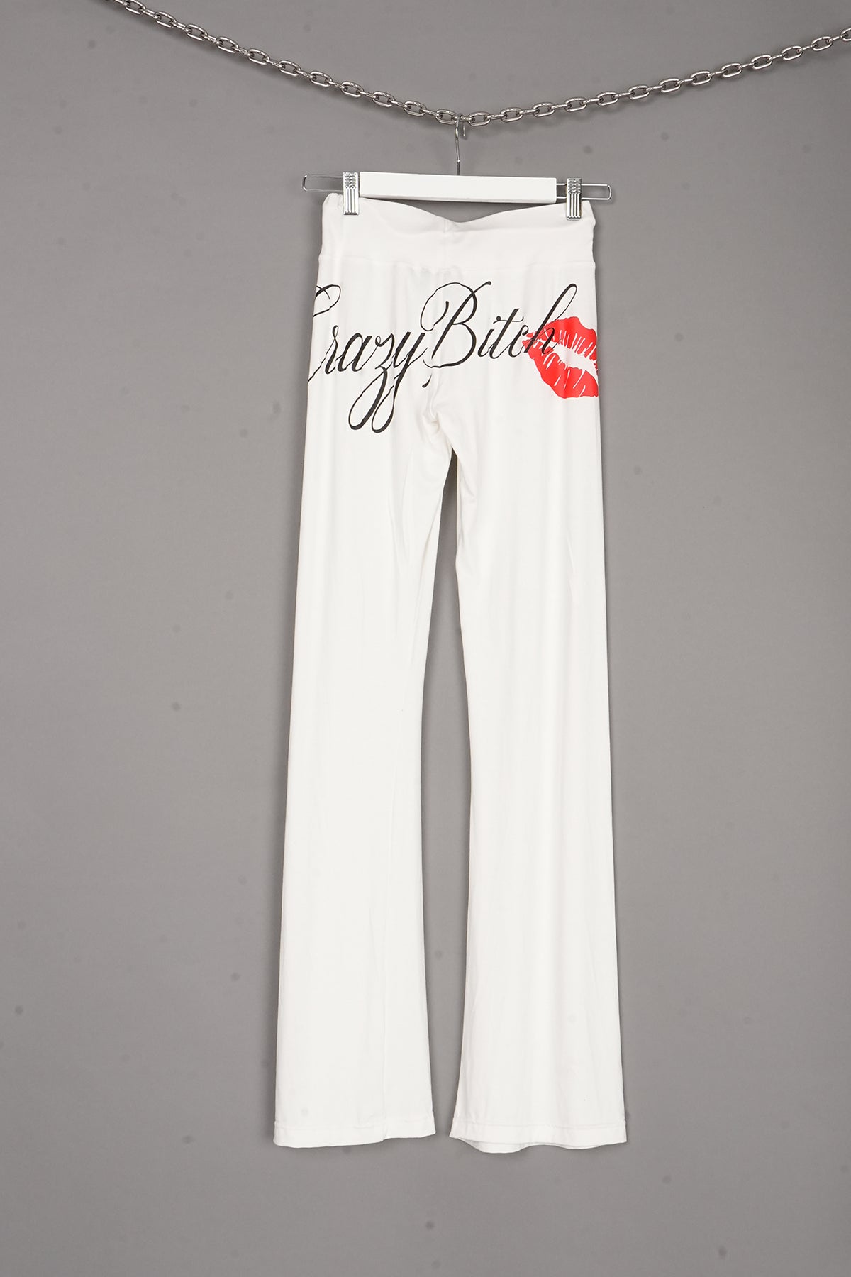 CRAZY BITCH PANTS WHITE
