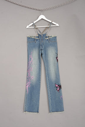 Denim Thong Pants x