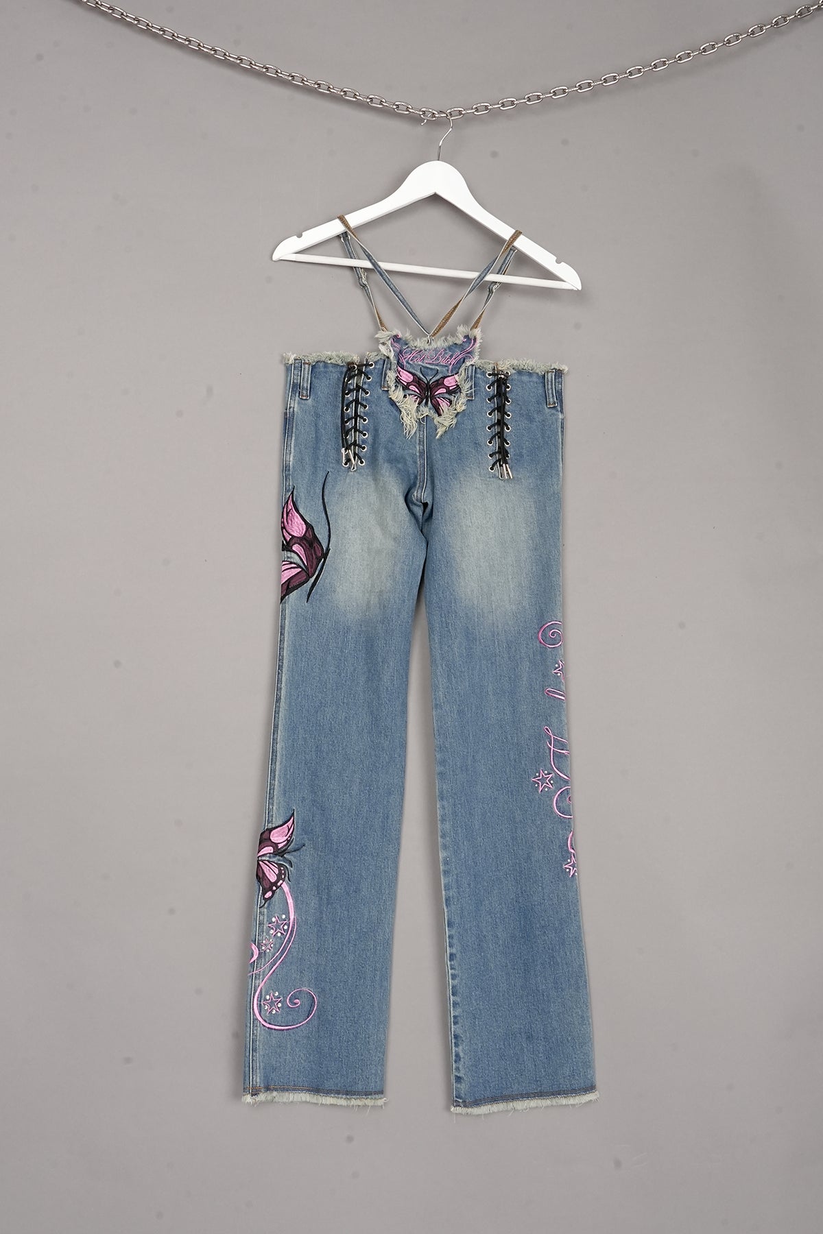 Denim Thong Pants x