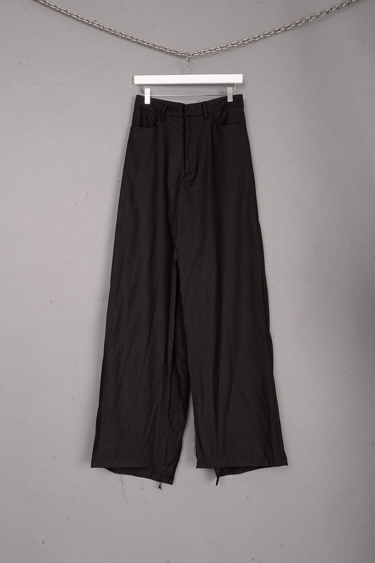 DECONSTRUCTED PANT LEG SKIRT
