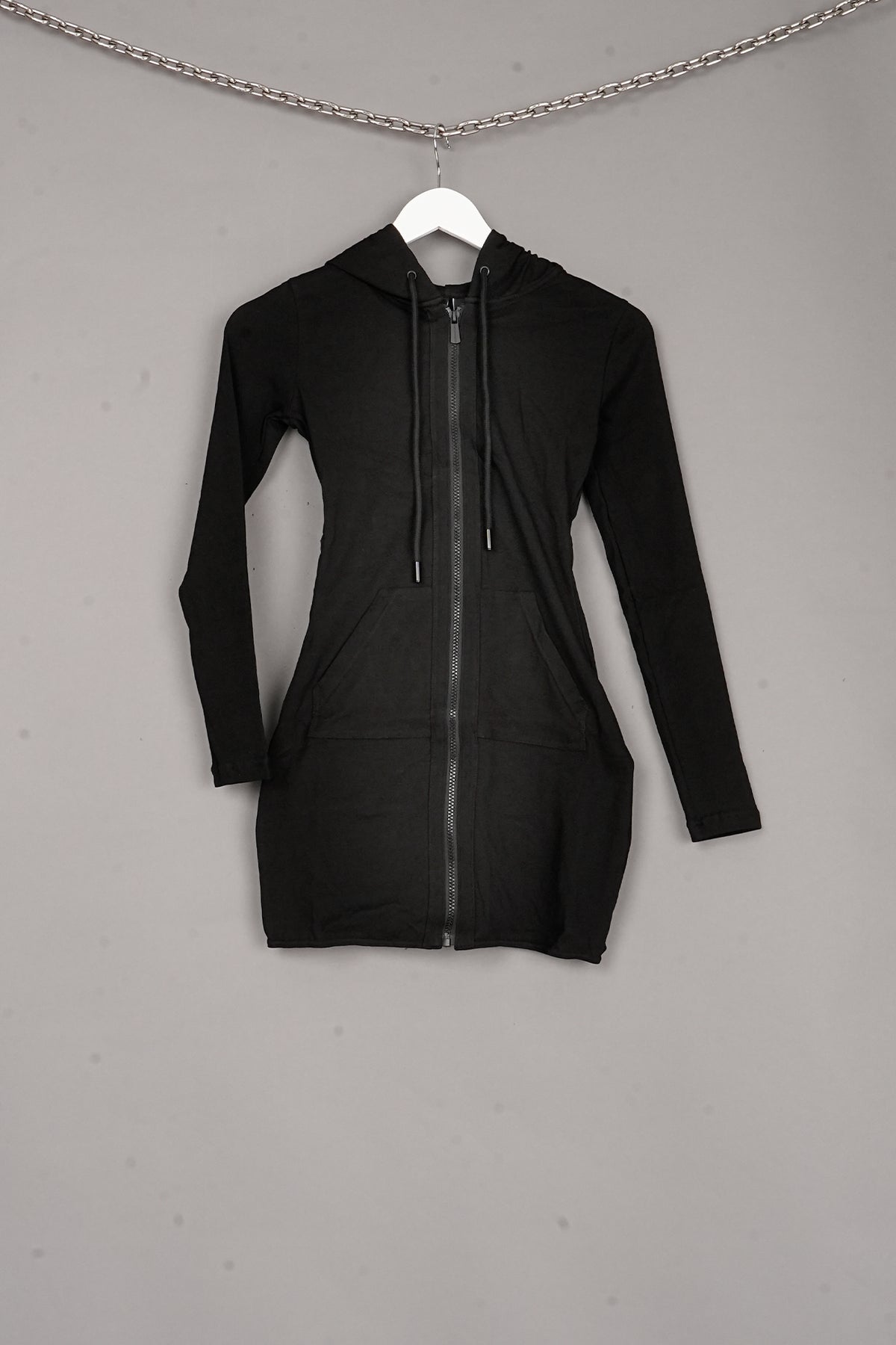 Totally Hooded Mini Dress x