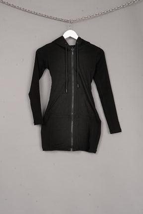 Totally Hooded Mini Dress x