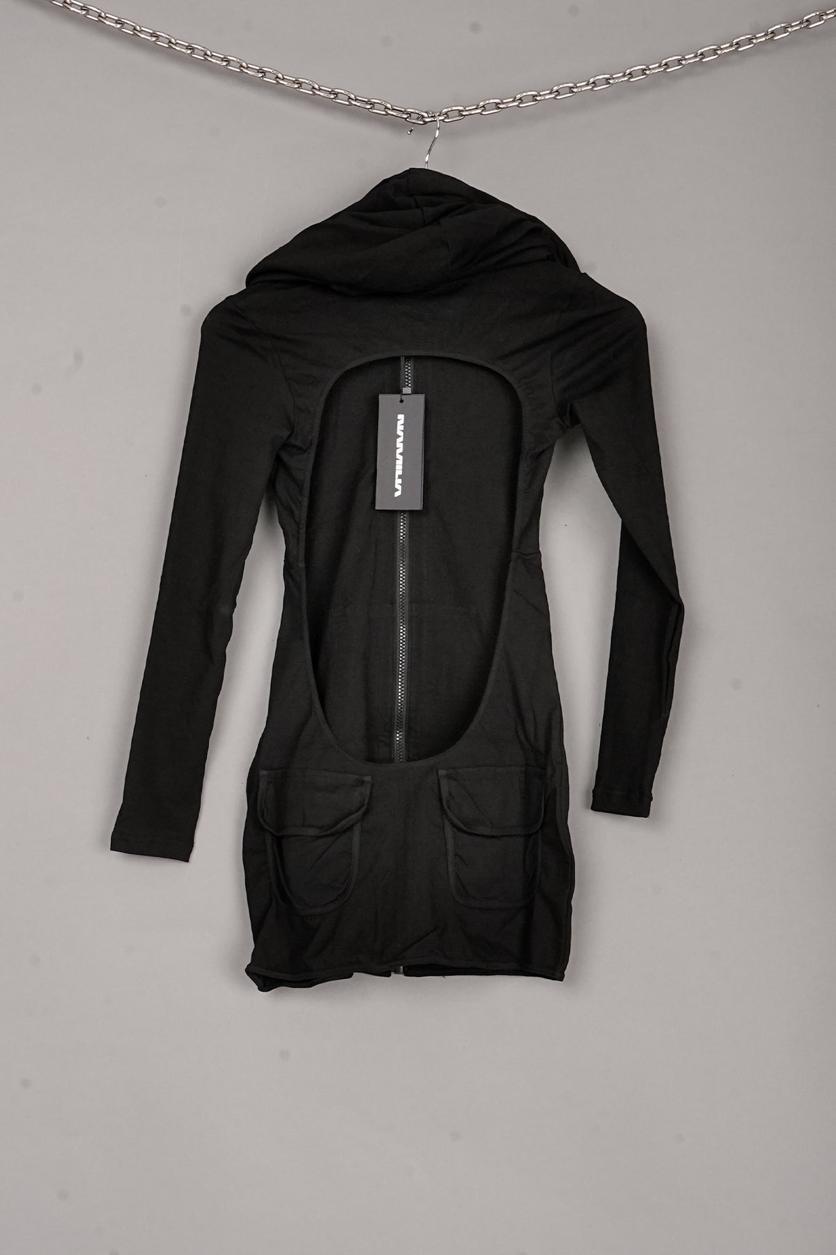 Totally Hooded Mini Dress x