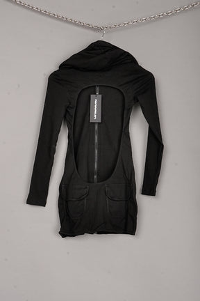 Totally Hooded Mini Dress x