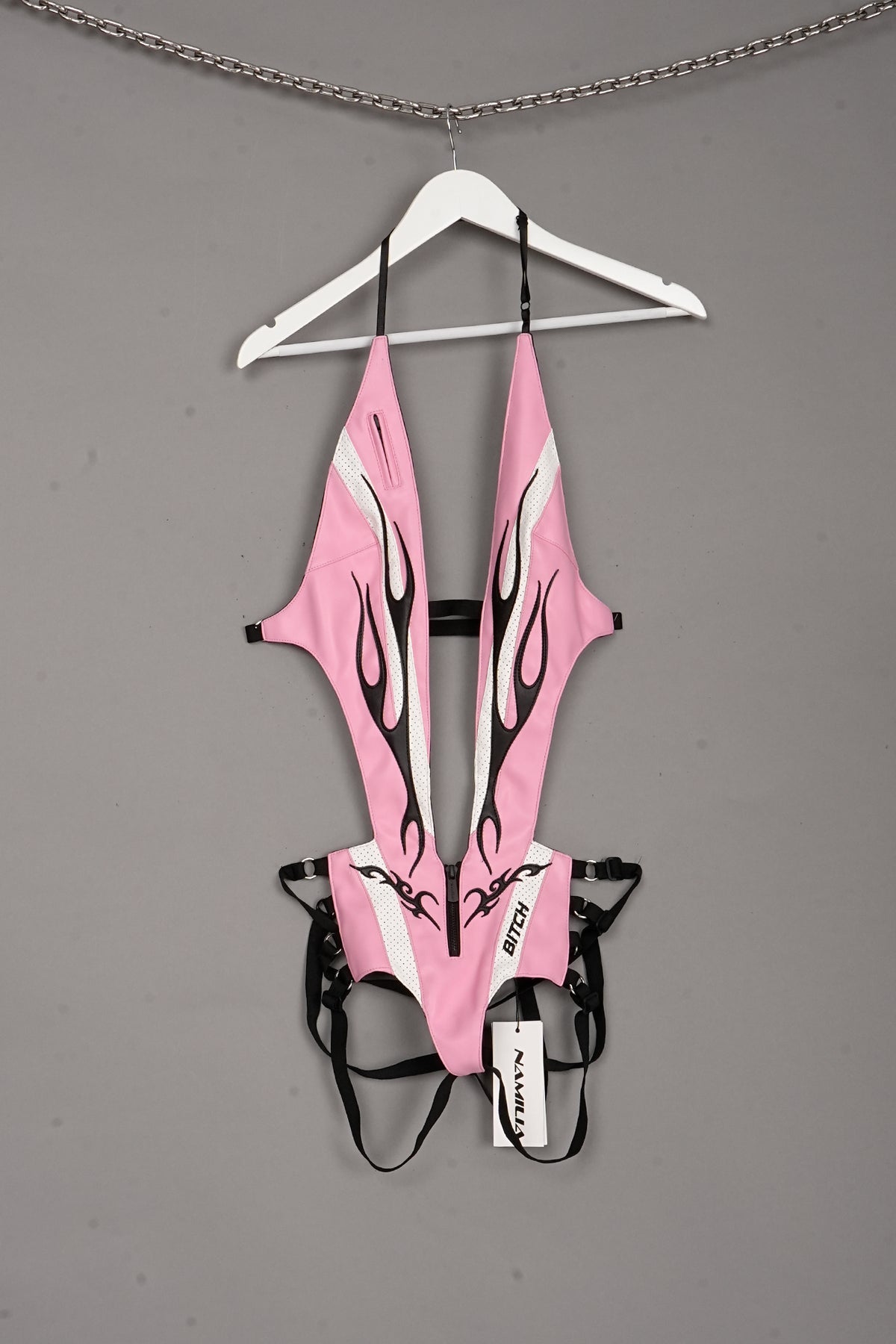 Racing Backless Body Pink X